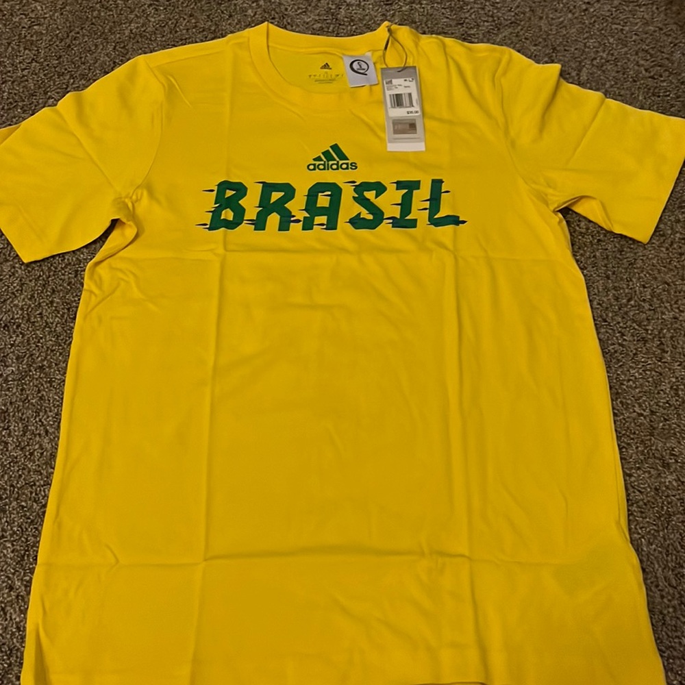 Adidas World Cup Brazil 🇧🇷 Soccer Tee Shirt